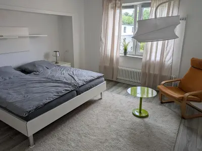 Ein Bett oder Betten in einem Zimmer der Unterkunft Haus Luna