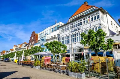 Das Gebäude in dem sich die Ferienwohnung befindet