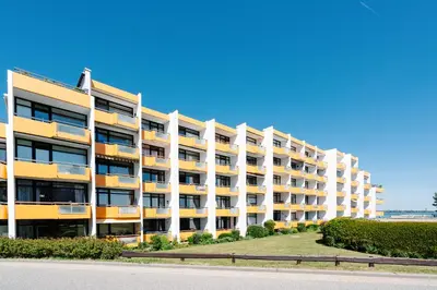 Das Gebäude in dem sich die Ferienwohnung befindet