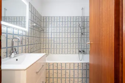 Ein Badezimmer in der Unterkunft Berliner Hof App 306 - Seeblick