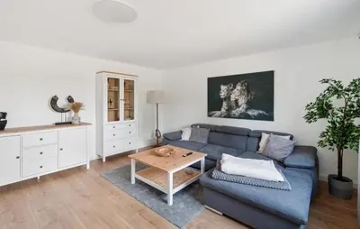 Ein Sitzbereich in der Unterkunft 1 Bedroom Amazing Apartment In Dassow