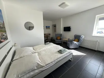 Ein Bett oder Betten in einem Zimmer der Unterkunft Segellast 3