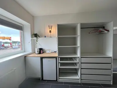 Küche/Küchenzeile in der Unterkunft Segellast 3