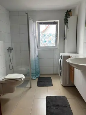Ein Badezimmer in der Unterkunft Ferienhaus an der Ostsee