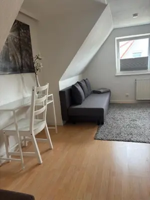 Ein Sitzbereich in der Unterkunft Ferienhaus an der Ostsee