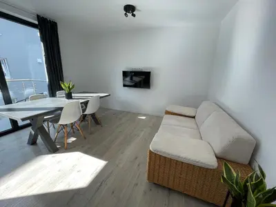 TV/Unterhaltungsangebot in der Unterkunft Modernes 3 Zimmer Apartment - zentral - nahe Hamburg & Lübeck