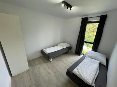 Ein Bett oder Betten in einem Zimmer der Unterkunft Modernes 3 Zimmer Apartment - zentral - nahe Hamburg & Lübeck