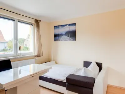 Ein Sitzbereich in der Unterkunft Getaway Near the Baltic