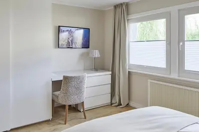 Ein Bett oder Betten in einem Zimmer der Unterkunft Techts Sommerhaus
