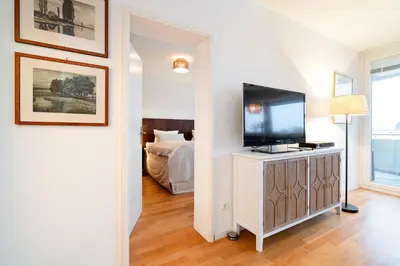 TV/Unterhaltungsangebot in der Unterkunft Beau Rivage