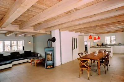 Ein Sitzbereich in der Unterkunft Ferienhaus 