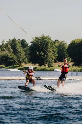 Gäste, die in der Unterkunft Süsel Seeparx Ferienhaus Boarder's Heaven übernachten