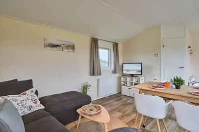 TV/Unterhaltungsangebot in der Unterkunft Süsel Seeparx Ferienhaus Theres