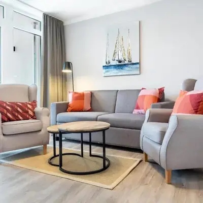 Godewindpark Deluxe-Suite 1-17 mit West-Loggia