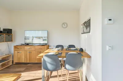 TV/Unterhaltungsangebot in der Unterkunft Süsel Seeparx Ferienhaus Feldkieker