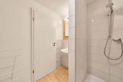 Ein Badezimmer in der Unterkunft Süsel Seeparx Ferienwohnung Seeblick