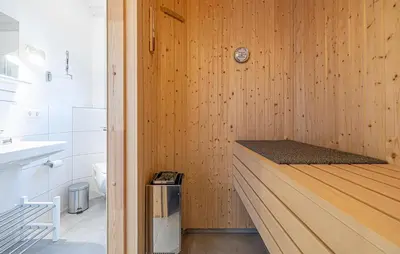 Küche/Küchenzeile in der Unterkunft Cozy Home In Krems Iiwarderbrück With Sauna