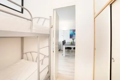 Ein Bett oder Betten in einem Zimmer der Unterkunft Panoramic Ostsee-Idyll