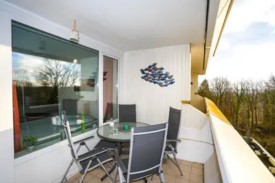 Grundriss der Unterkunft Fewo Strandkorb