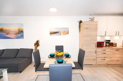 Grundriss der Unterkunft Fewo Strandkorb