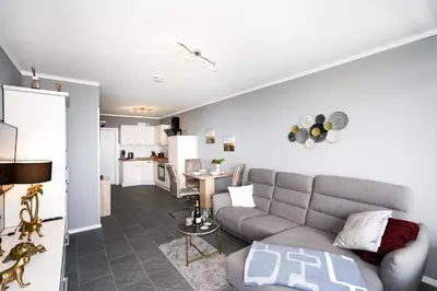 Grundriss der Unterkunft Elegantes Meerblick-Apartment