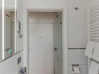 Ein Badezimmer in der Unterkunft Objekt-Nr 54 - Strand - Strandredder