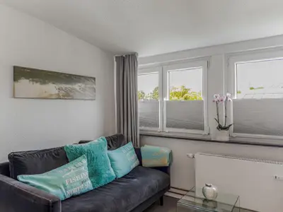 Ein Sitzbereich in der Unterkunft Objekt-Nr 54 - Strand - Strandredder