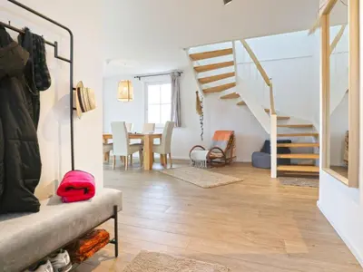 Ein Sitzbereich in der Unterkunft Maria Ferienhaus