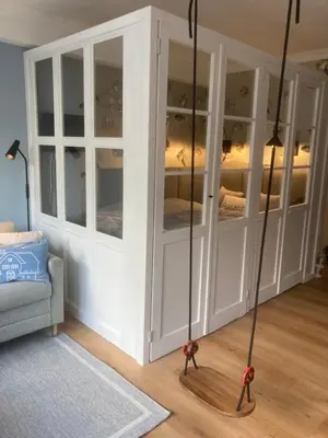 Ein Bett oder Betten in einem Zimmer der Unterkunft Sand & Meer Sierksdorf