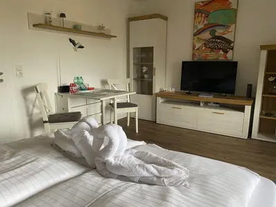TV/Unterhaltungsangebot in der Unterkunft PEMATRA FeWo Kleine Brise