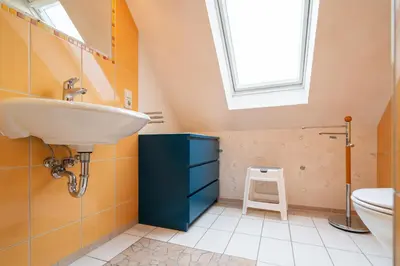 Ein Badezimmer in der Unterkunft Ferienwohnung 