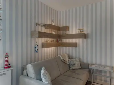 Ein Sitzbereich in der Unterkunft Objekt-Nr 49 - Strand - Trelleborgallee