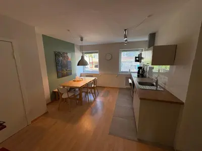 Küche/Küchenzeile in der Unterkunft Aparthotel Am Mühlenteich