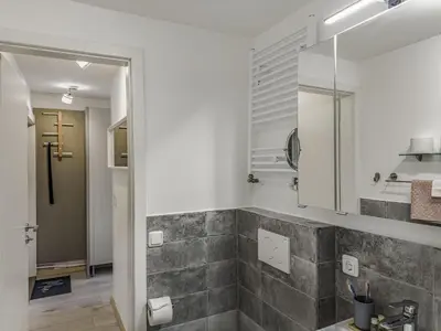 Ein Badezimmer in der Unterkunft Objekt-Nr 239 - Hafen - Kurgartenstraße