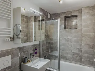Ein Badezimmer in der Unterkunft Objekt-Nr 239 - Hafen - Kurgartenstraße