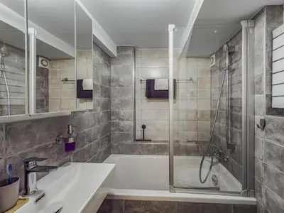 Ein Badezimmer in der Unterkunft Objekt-Nr 242 - Hafen - Kurgartenstraße