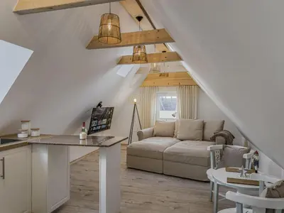Ein Sitzbereich in der Unterkunft Objekt-Nr 244 - Hafen - Kurgartenstraße