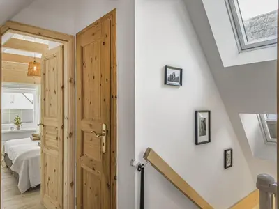 Ein Bett oder Betten in einem Zimmer der Unterkunft Objekt-Nr 244 - Hafen - Kurgartenstraße
