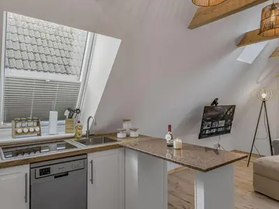 Küche/Küchenzeile in der Unterkunft Objekt-Nr 244 - Hafen - Kurgartenstraße