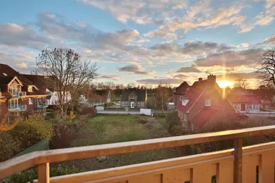 Das Gebäude in dem sich die Ferienwohnung befindet
