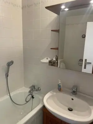 Ein Badezimmer in der Unterkunft Möwennest