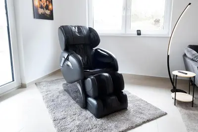 Ein Sitzbereich in der Unterkunft Ferienhaus nah der Ostsee, 110qm mit eigenem Garten