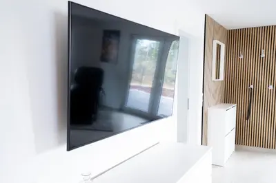 TV/Unterhaltungsangebot in der Unterkunft Ferienhaus nah der Ostsee, 110qm mit eigenem Garten