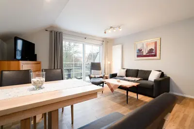 TV/Unterhaltungsangebot in der Unterkunft Gorch-Fock-Park Ferienwohnung 