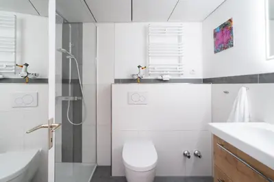 Ein Badezimmer in der Unterkunft Strandläufer