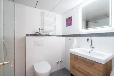 Ein Badezimmer in der Unterkunft Strandläufer