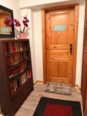 Die Bibliothek in der Ferienwohnung