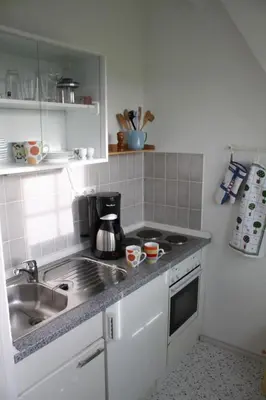 Küche/Küchenzeile in der Unterkunft Apartment Wohnung in Gießelrade mit Großem Garten by Interhome