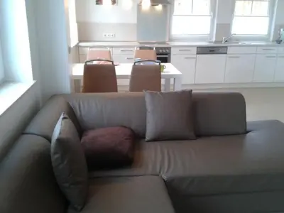 Ein Sitzbereich in der Unterkunft Apartment 4 by Interhome