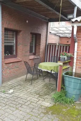Ein Patio oder anderer Außenbereich in der Unterkunft Apartment FeWo Hein ! Da sein by Interhome